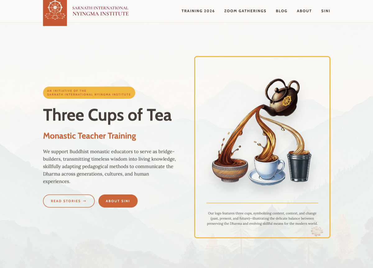 Three Cups Training Program Website